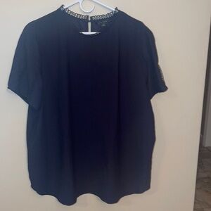 NWT Ann Taylor Navy blouse size 8 Tall​​​